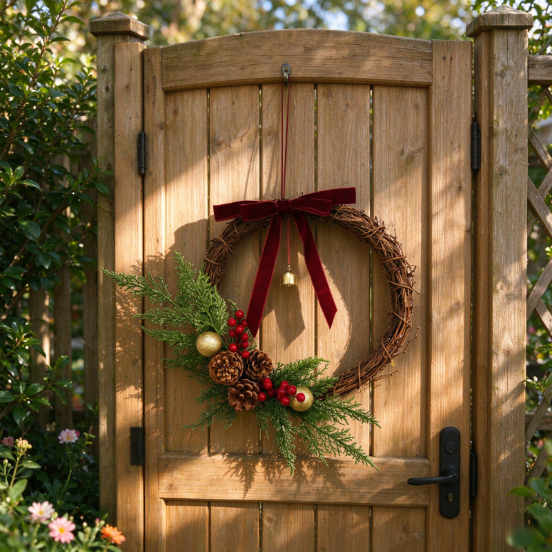 Weihnachtskranz aus Rattan, 15/30 cm