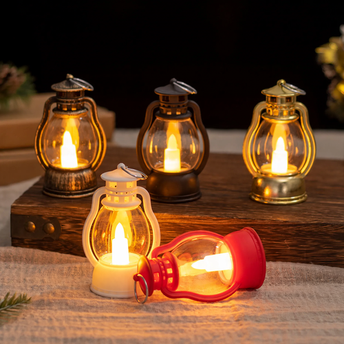 Dekorative LED-Laterne im Vintage-Stil
