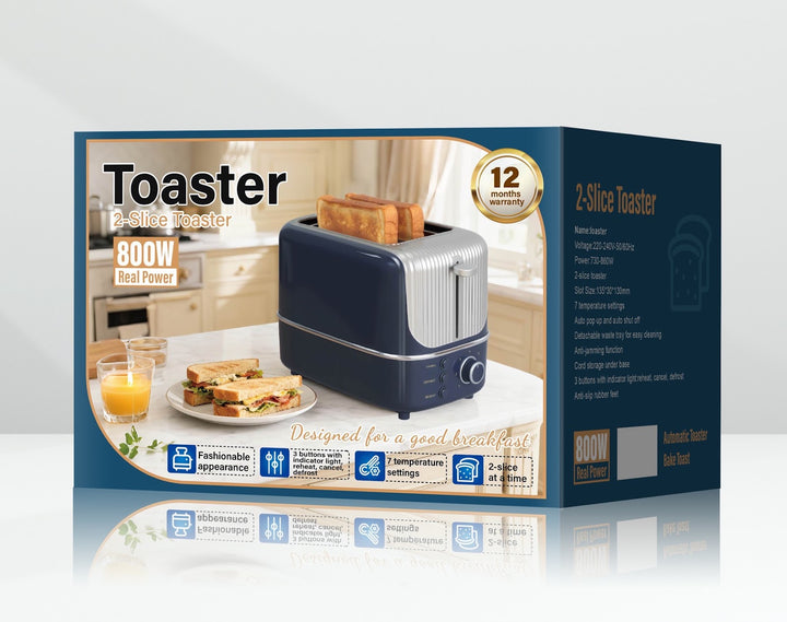 Multifunktions-Toaster mit Grill- und Kochfunktion