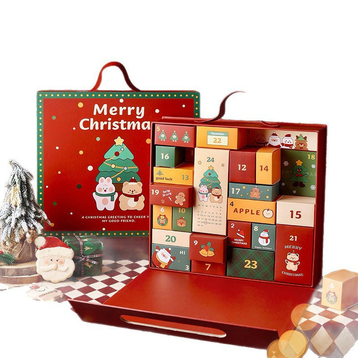 Weihnachts-Countdown-Kalender-Box