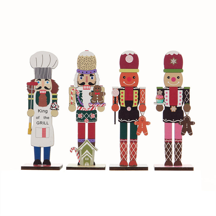 Dekorativer Holz-Nussknacker Soldat für Weihnachten