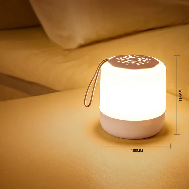 LED-Campinglampe mit Akku und Notlichtfunktion