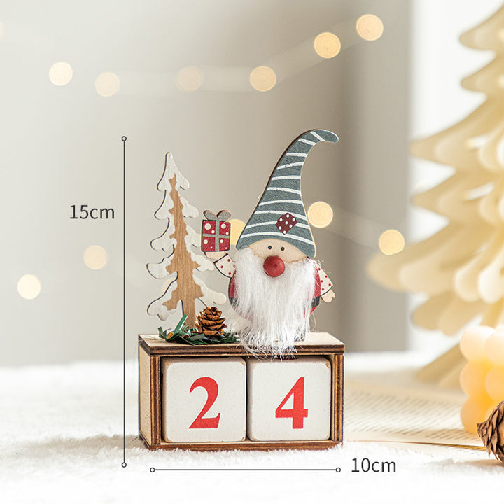 Weihnachts-Adventskalender aus Stoff