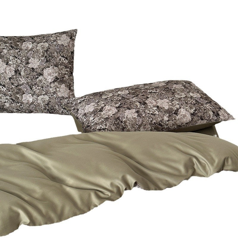 Bettwäscheset aus angerauter Baumwolle, bedruckt, Luxus-Stil