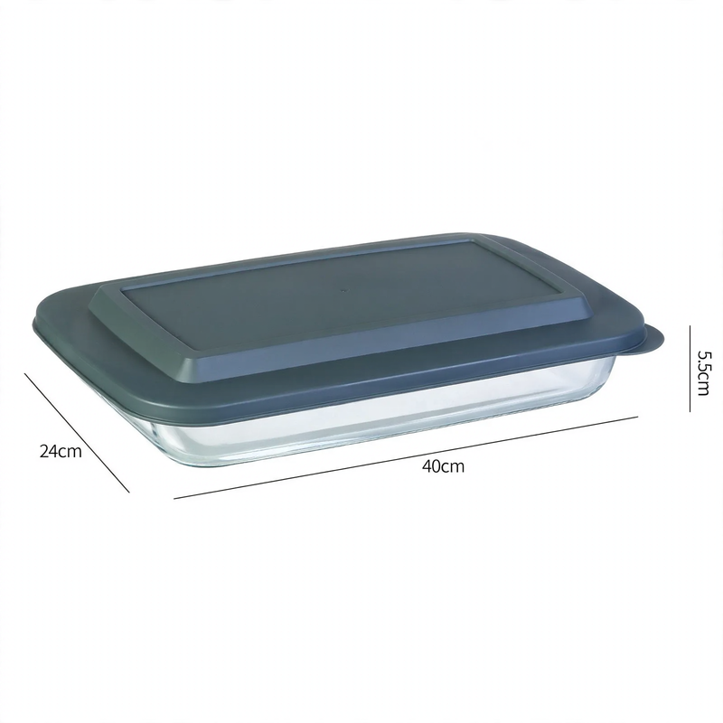 Glasbackblech aus Borosilicatglas, rechteckig