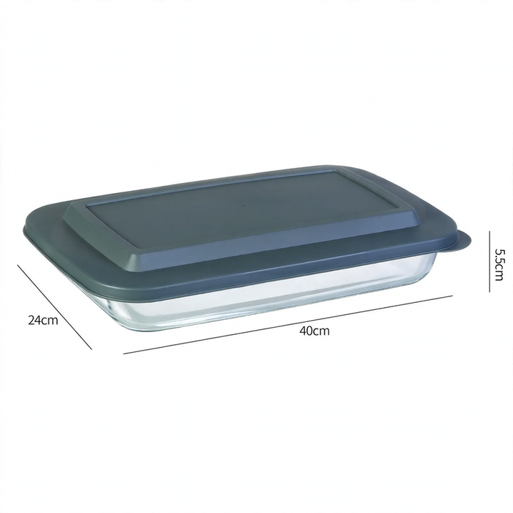 Glasbackblech aus Borosilicatglas, rechteckig