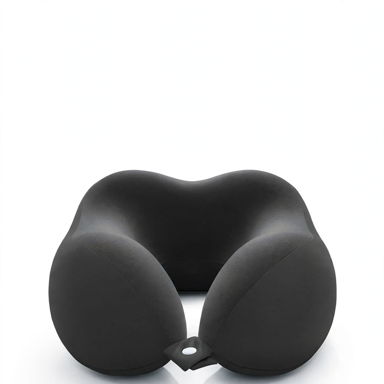 Memory-Foam U-Kissen mit 360°-Nackenstütze