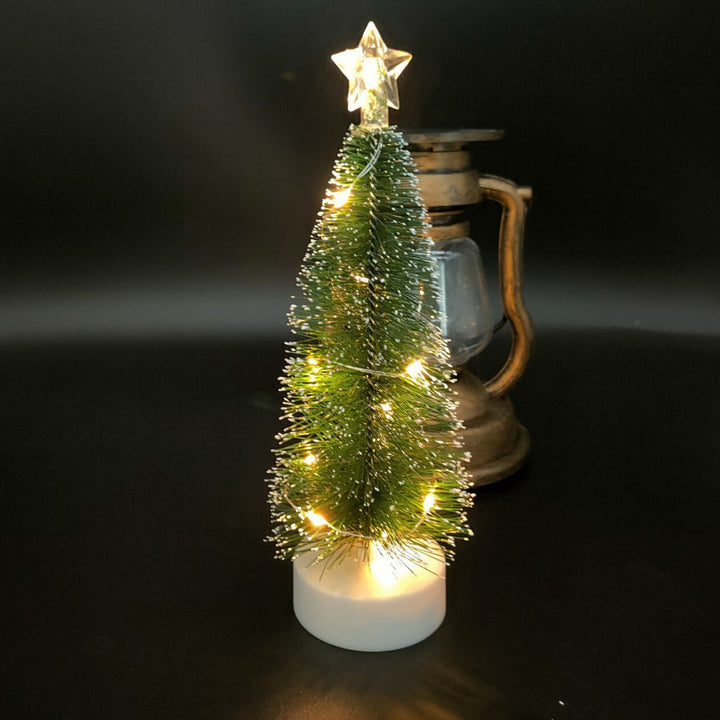 Mini-LED-Weihnachtsbaum-Tischdekoration