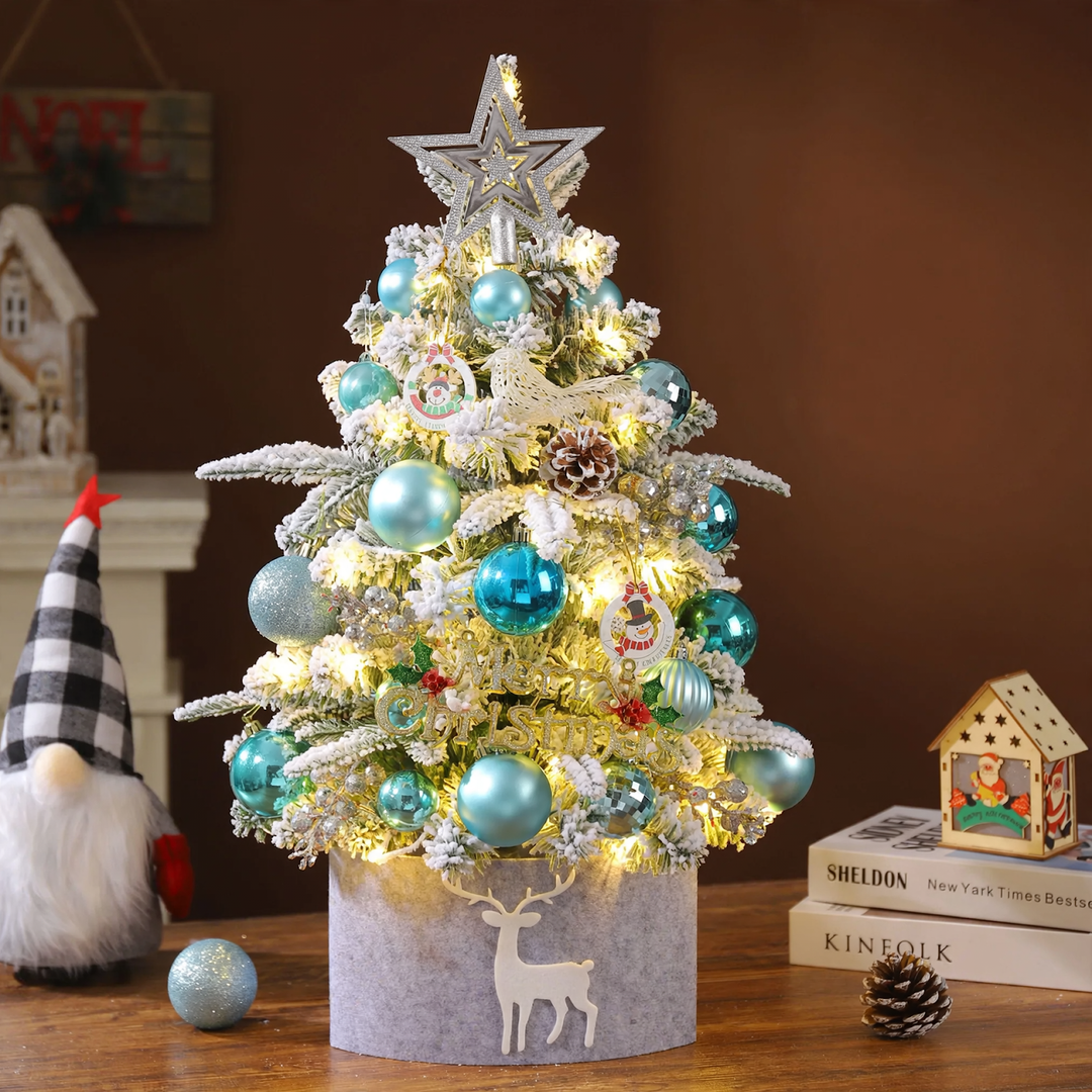 Mini-Weihnachtsbaum für den Tisch, 45-60 cm, beflockt
