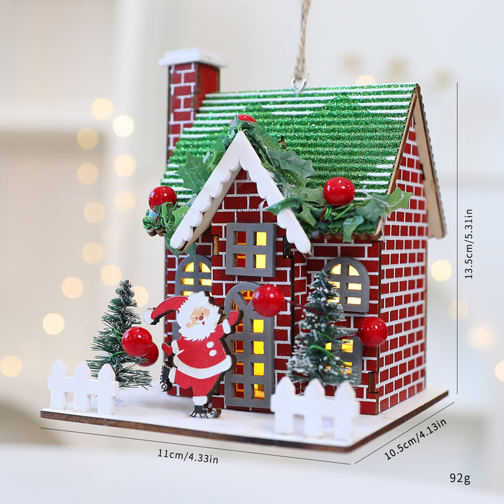 Weihnachtliche Stoff-Hängedekoration