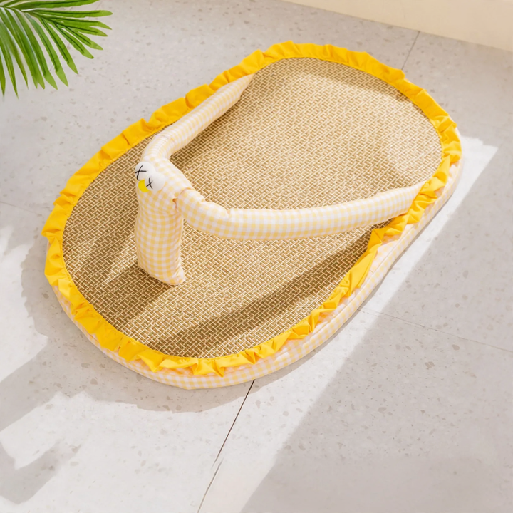 Sommer-Haustier-Bett, Sisal, abnehmbar und waschbar