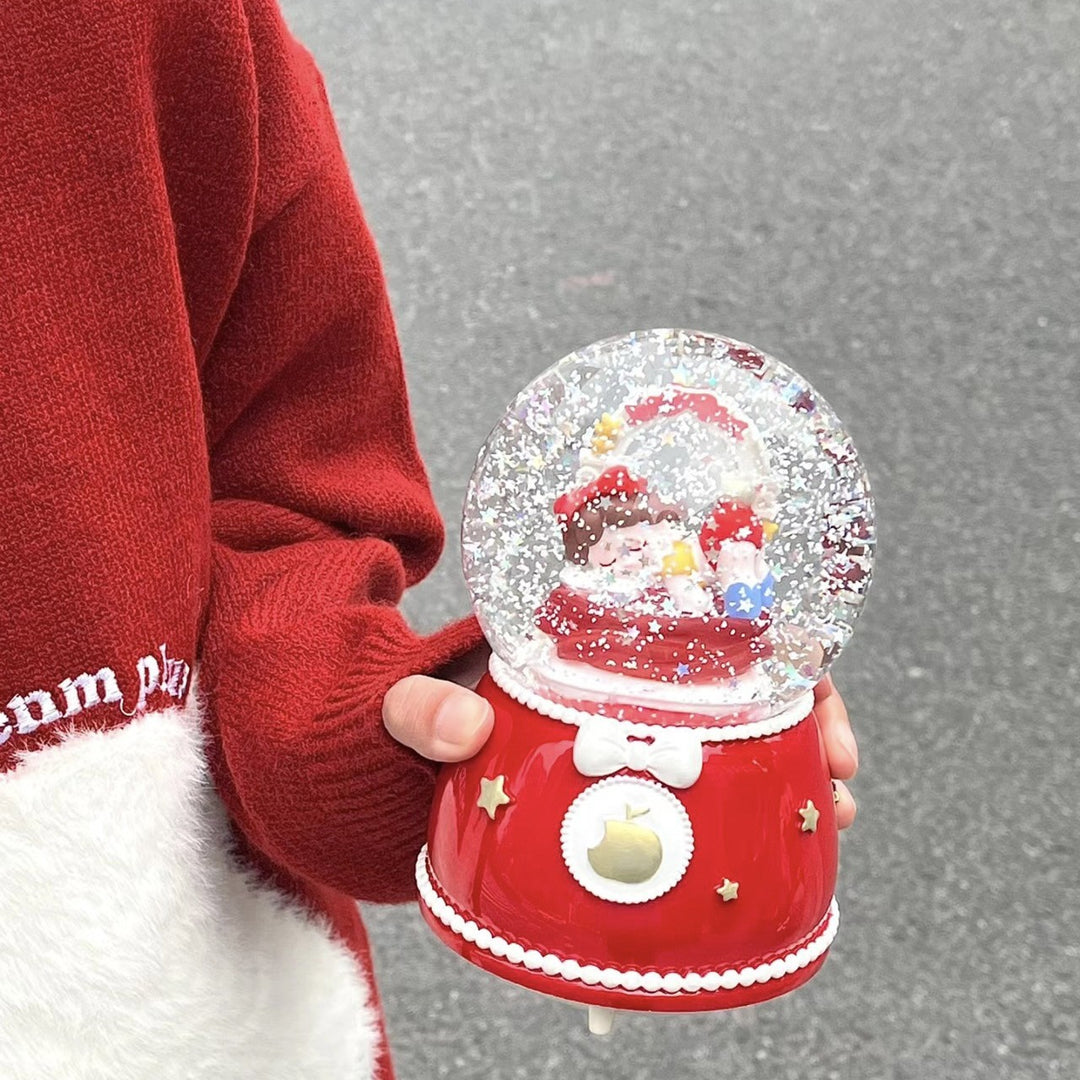 Dekorative Musik-Schneekugel aus Kunstharz