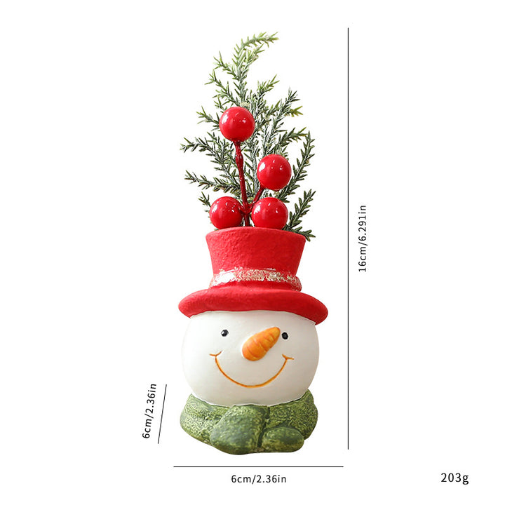 Dekorative Weihnachtsfiguren für festliche Szenen