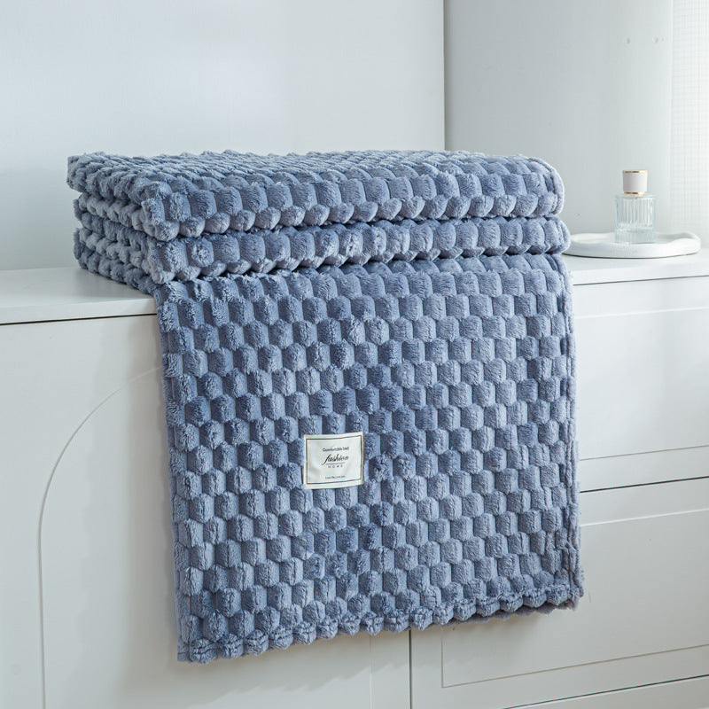 Flanell-Wohndecke, unifarben, verschiedene Größen