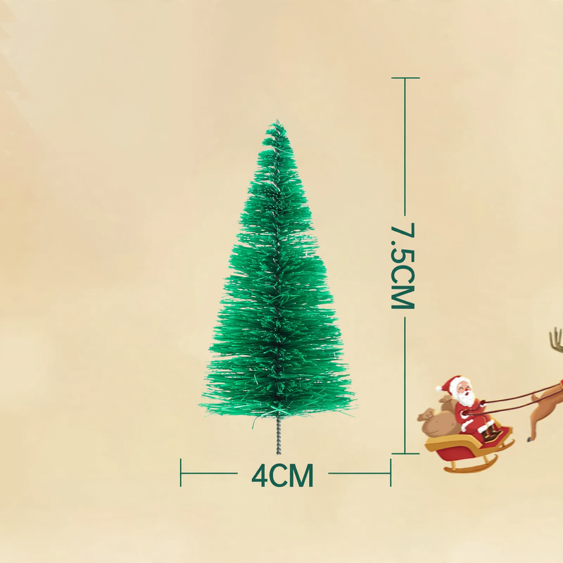 Miniatur-Weihnachtsbaum mit Schnee-Optik