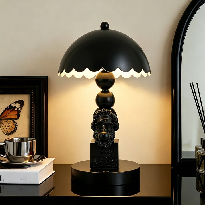 Vintage Bubble King Tischlampe mit Farbwechsel