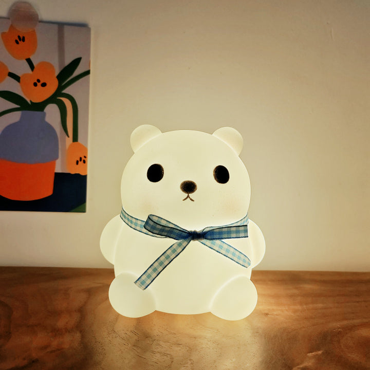 Kleine Nachtlampe, Cartoon-Design, aufladbar