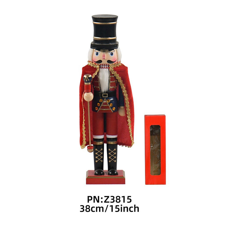 Dekorative Nussknacker-Figur aus Holz für festliche Anlässe