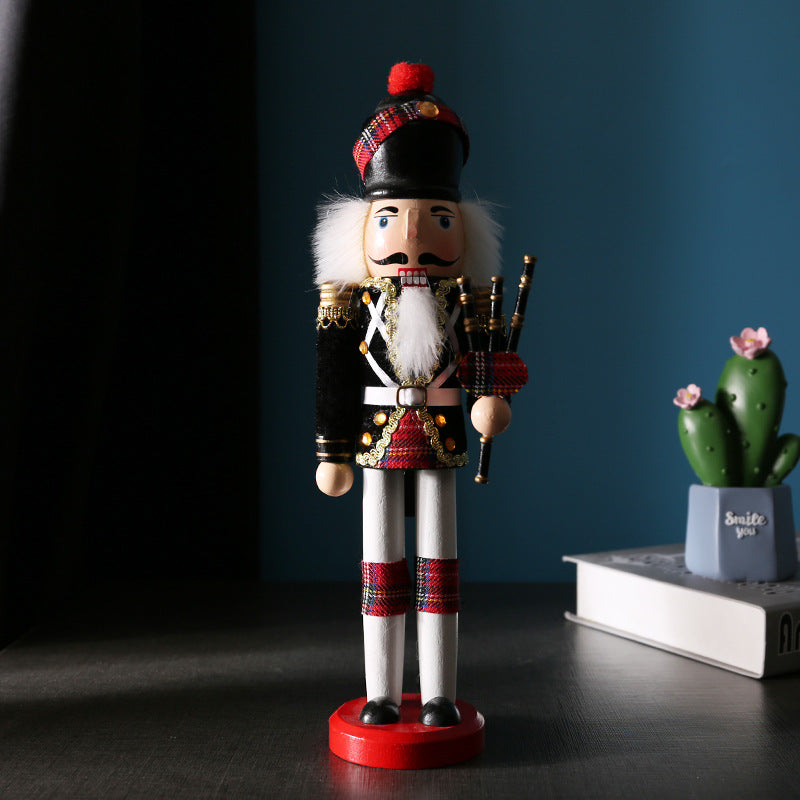 Dekorative Nussknacker-Figur aus Holz für Wohnräume