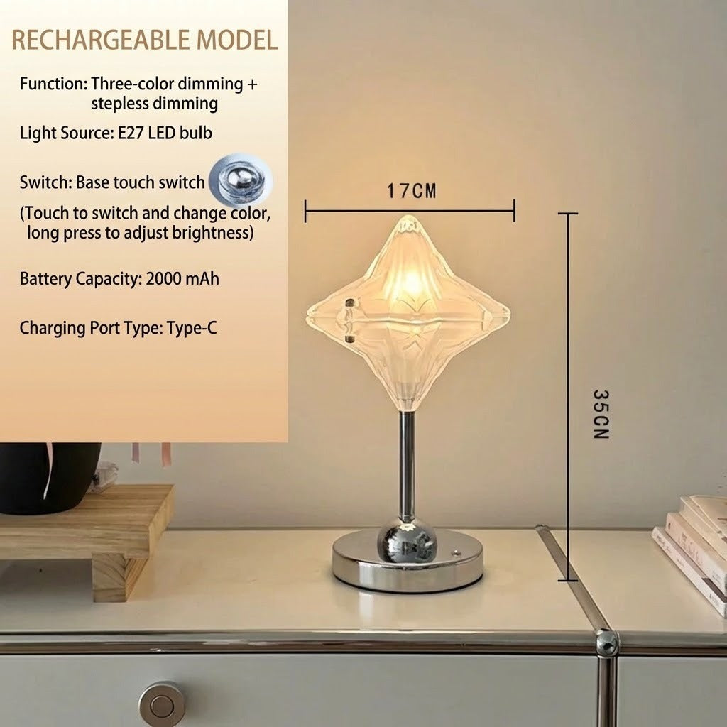 Crystal Star Ambient Touch LED TaKarnze Lampe