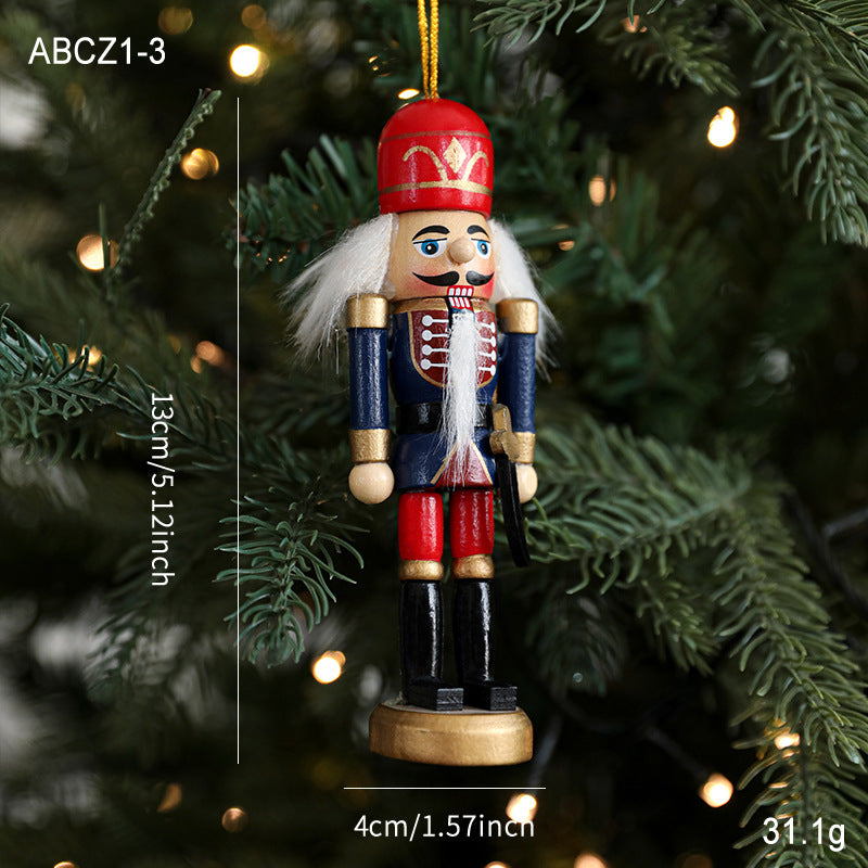 Nussknacker-Anhänger aus Holz, 13 cm