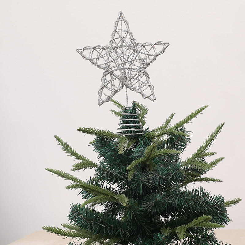 Weihnachtsbaum-Stern aus Rattan, 20 cm