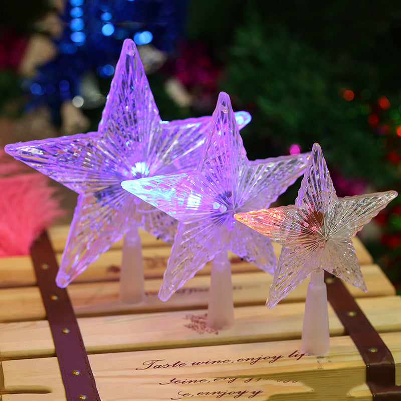 Leuchtender Weihnachtsbaum-Stern