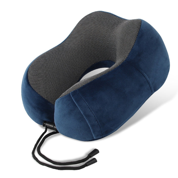Reise-Nackenkissen U-Form Memory-Foam mit Aufbewahrung