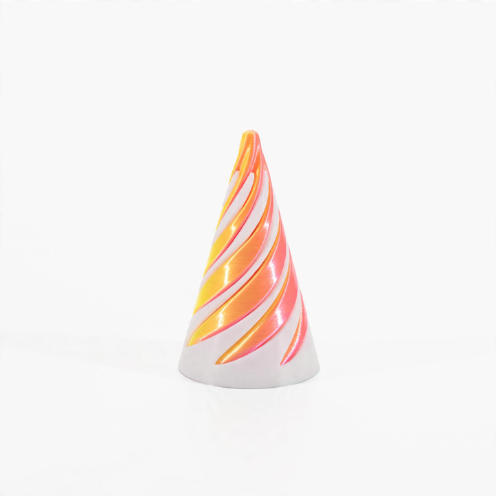 3D-gedrucktes Spiral-Pyramiden-Spielzeug