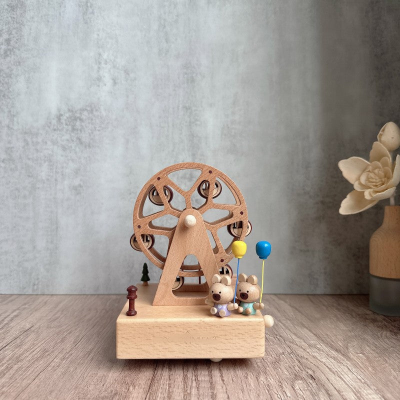 Holz-Spieluhr Riesenrad-Design