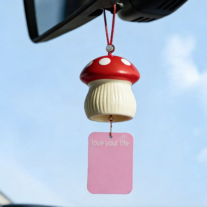 Gummi-Duftanhänger für Rückspiegel, Pilz-Design