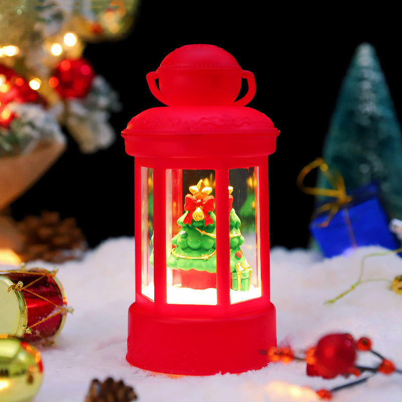 Kreative Weihnachts-Nachtleuchte mit Sternenlicht