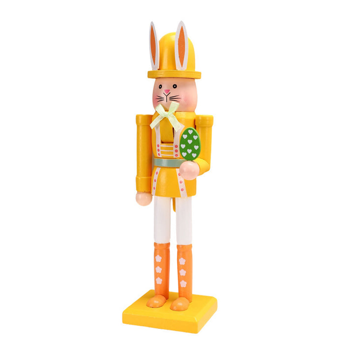 Dekorative Oster-Nussknacker-Figur aus Holz