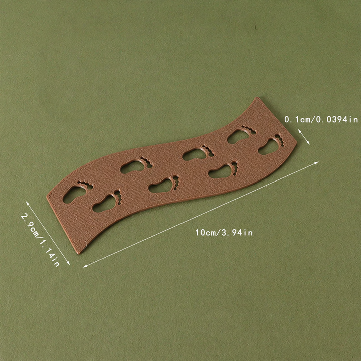 Miniatur-Weihnachts-Fußabdruck-Matte für Puppenhäuser