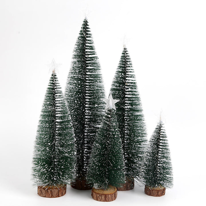 Beleuchteter Mini-Weihnachtsbaum mit Stern, verschiedene Größen