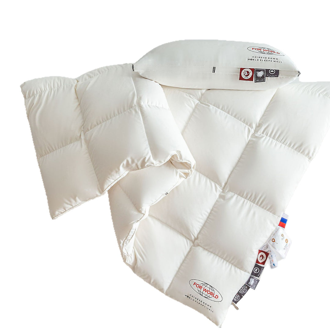 Gänsedaunenbett, Winterbett, reine Baumwolle, 5–6 kg
