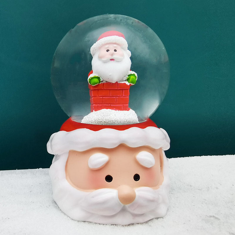 Mini-Schneekugel im Dessertbecher-Design