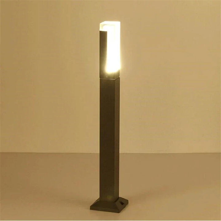 Moderne Gartenlampe aus Aluminium - Wetterfeste LED Außenbeleuchtung | Karnz