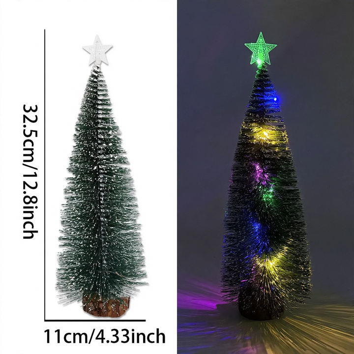 Miniatur-Weihnachtsbaum mit LED-Stern