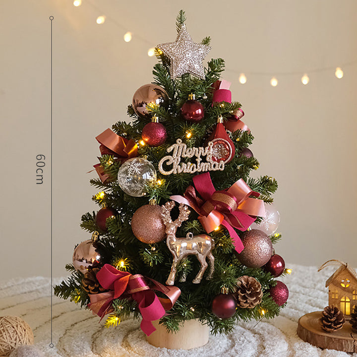 Mini-Weihnachtsbaum-Set für die Tischdekoration