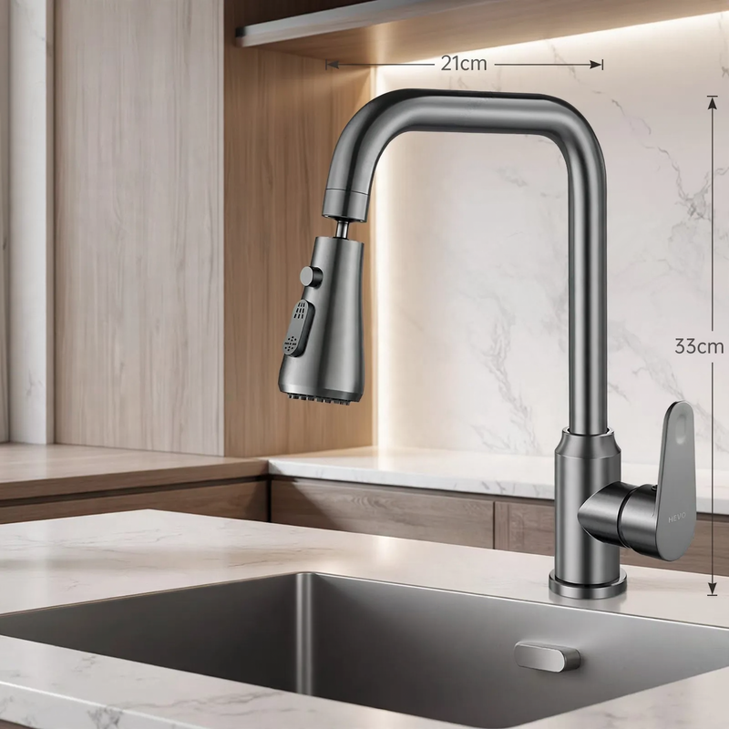 Edelstahl-Wasserhahn für Küche, Misch- oder Kaltwasser