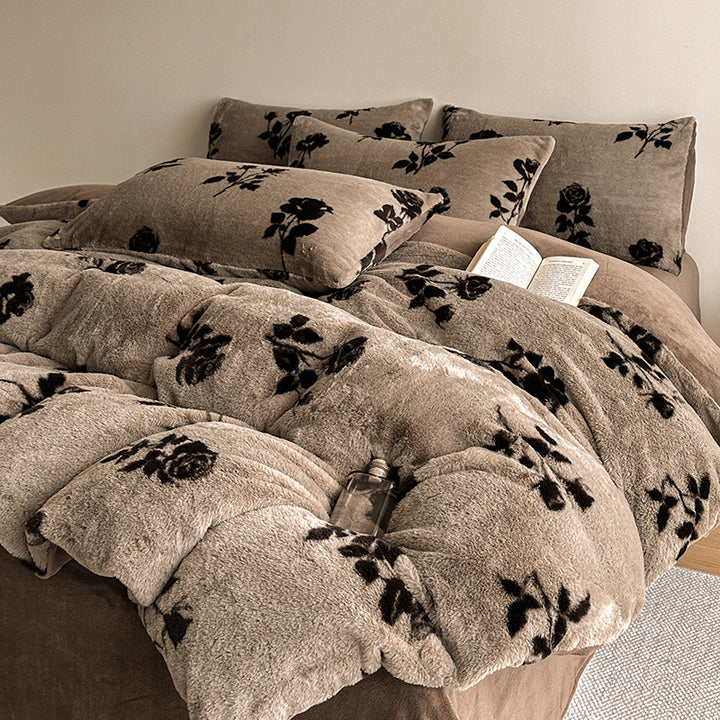 Milchfaser-Bettwäsche-Set, Winter, antistatisch