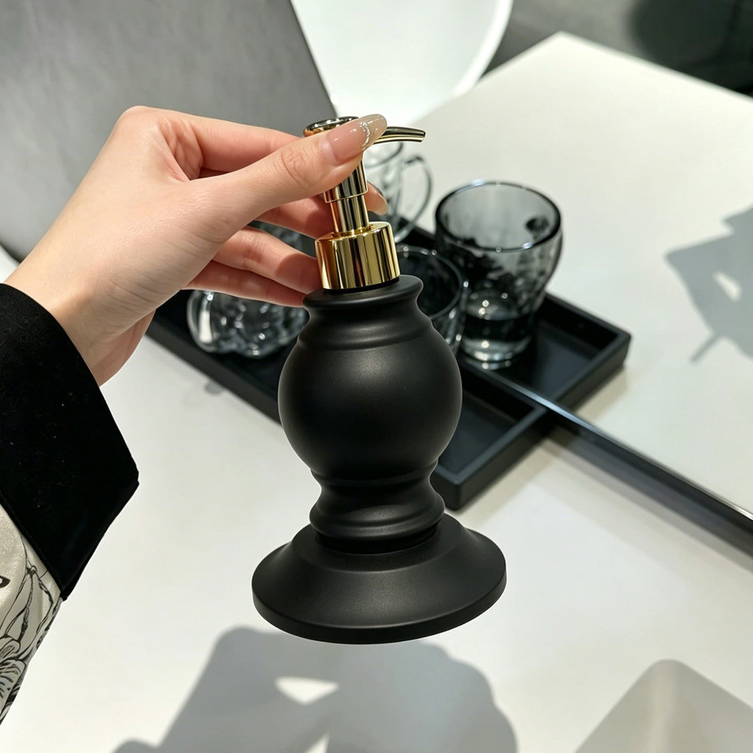 Seifenspender Säule, klassisch, Pumpflasche