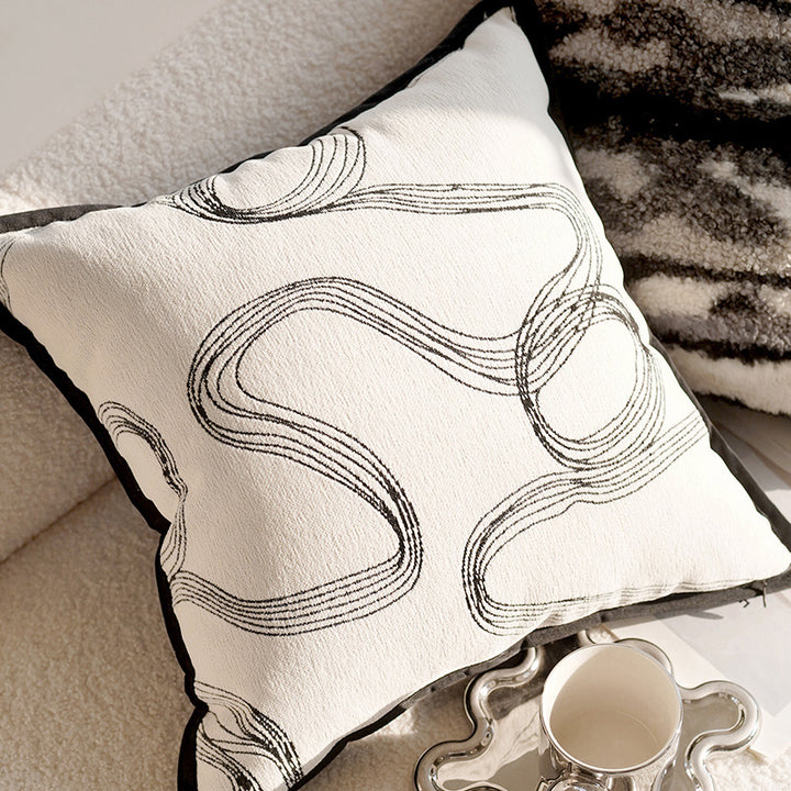 Kissenbezug Neuchinesisch, Leinen, mehrere Designs