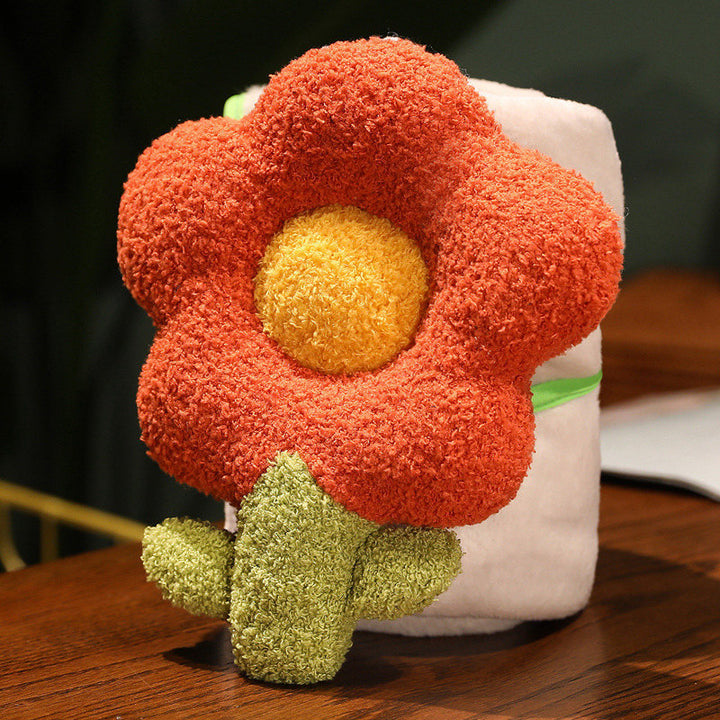 Fleecedecke mit Blumenmuster, leicht, 85×110 cm oder 100×165 cm