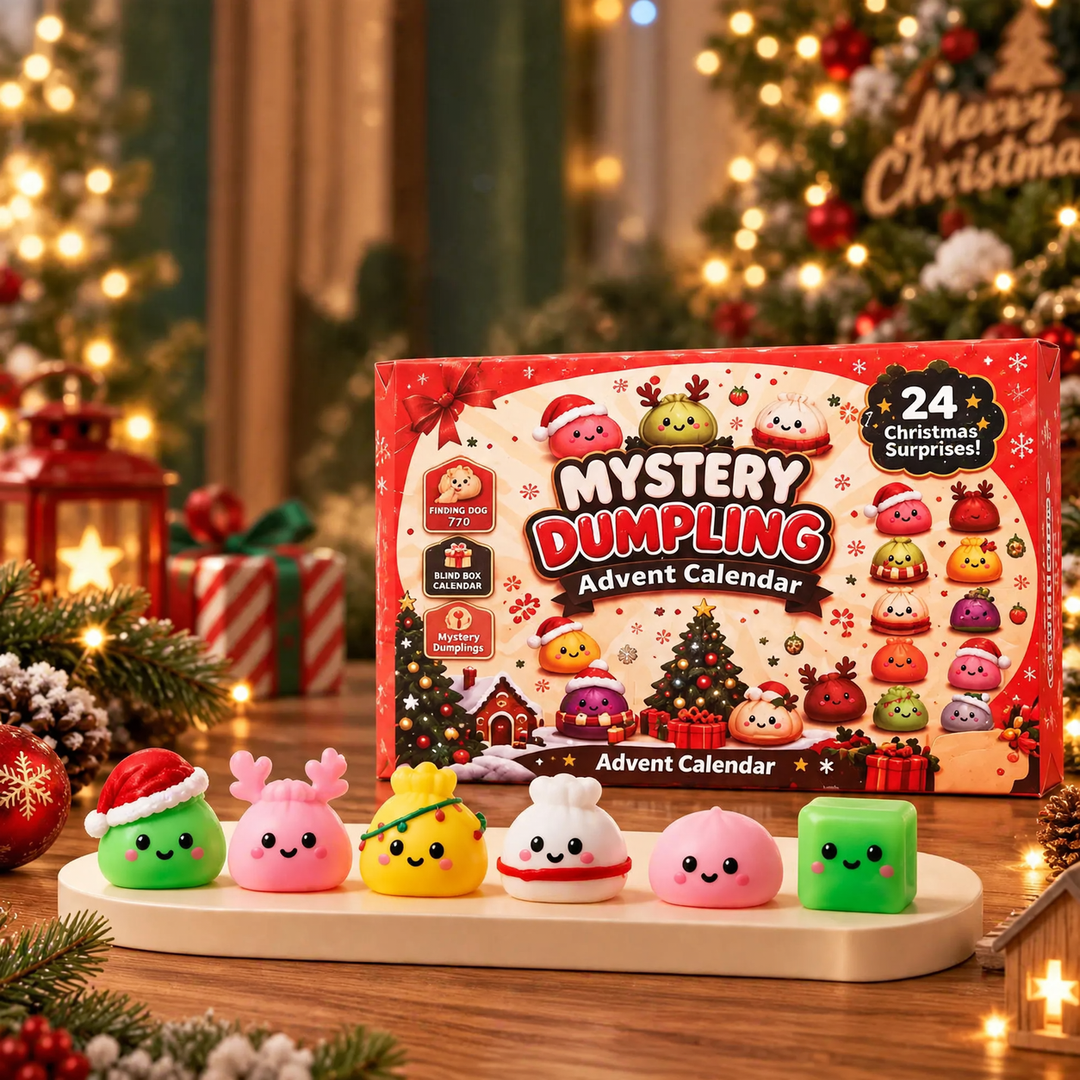 Weihnachts-Überraschungsset mit Quetschfiguren