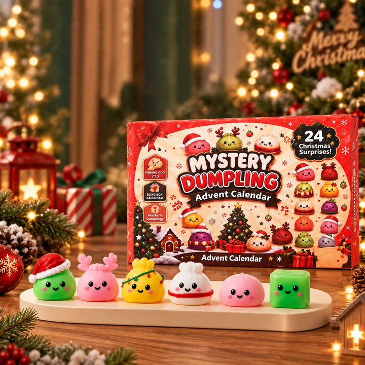 Weihnachts-Überraschungsset mit Quetschfiguren