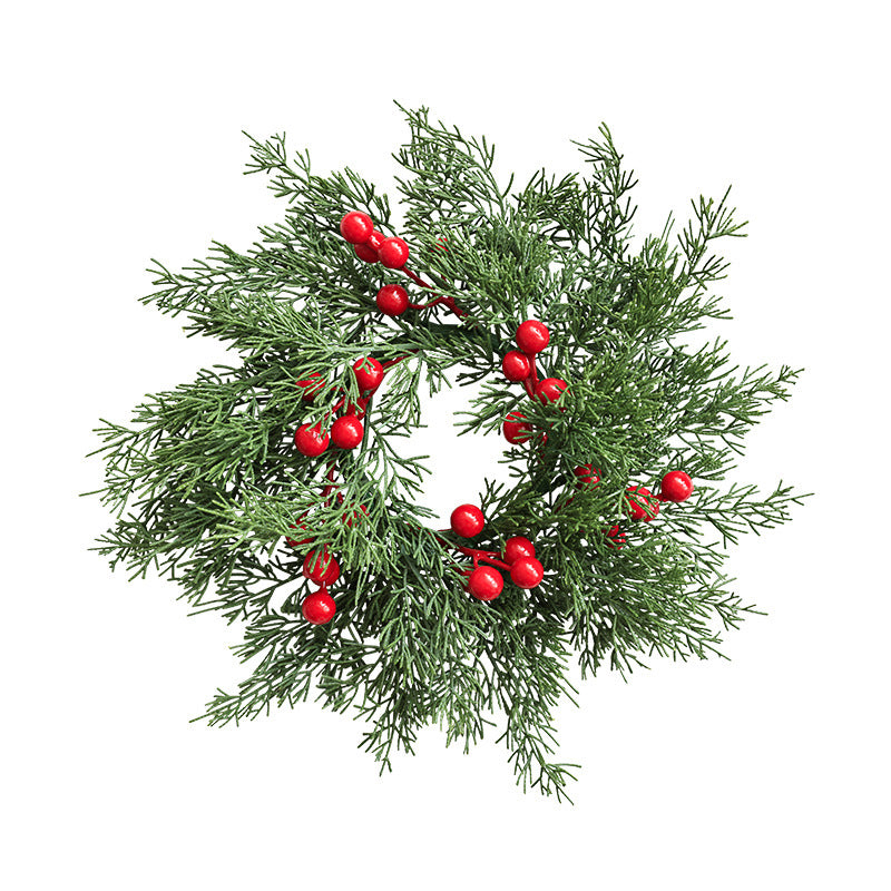 Weihnachtskranz für Kerzenhalter