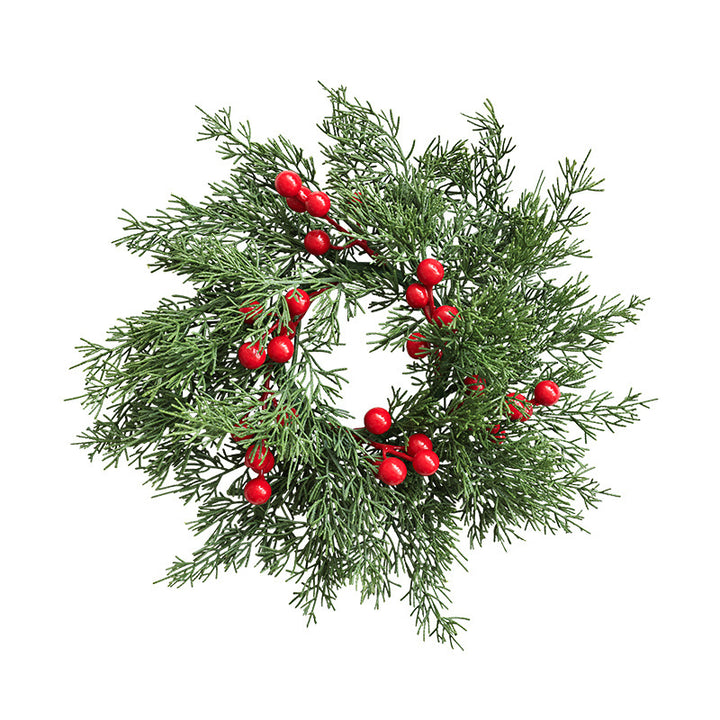 Weihnachtskranz für Kerzenhalter