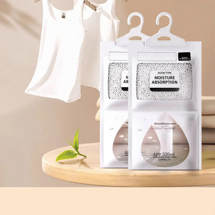Hängender Entfeuchtungsbeutel für Kleiderschränke, 80g